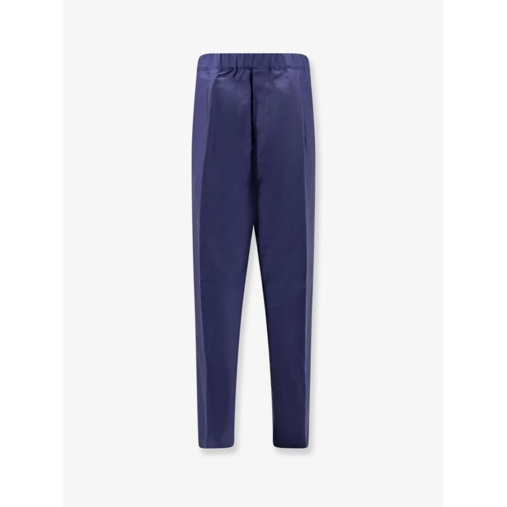 Laneus Men Viscose And Linen Trousers
